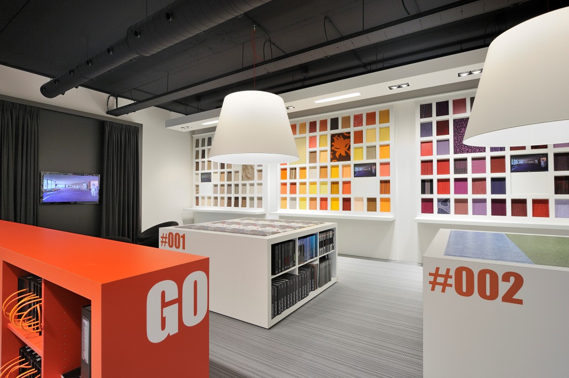 Showroominrichting Korte Projectstoffering