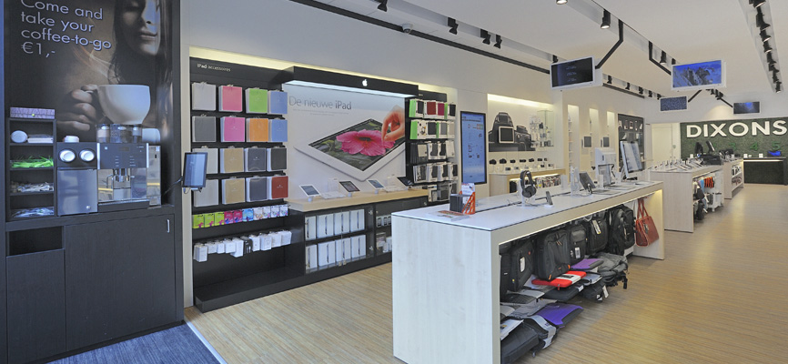 Shop concept retailketen Dixons, Amersfoort - Elektronica