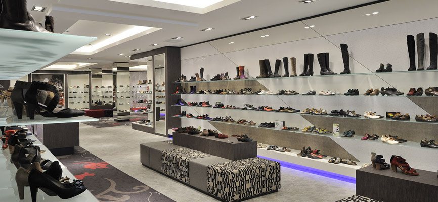 Dungelmann, NL: winkelontwerp schoenenzaak - 