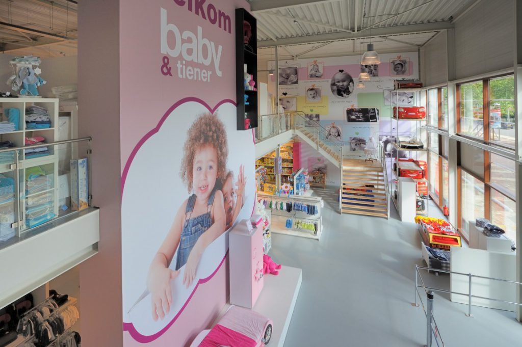 Baby en Tiener: Interieurconcept offline winkel