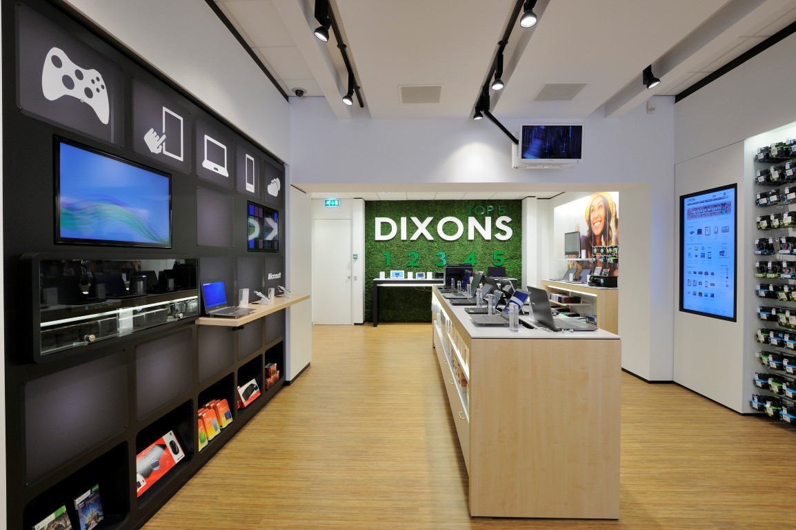 Shop concept retailketen Dixons, Amersfoort