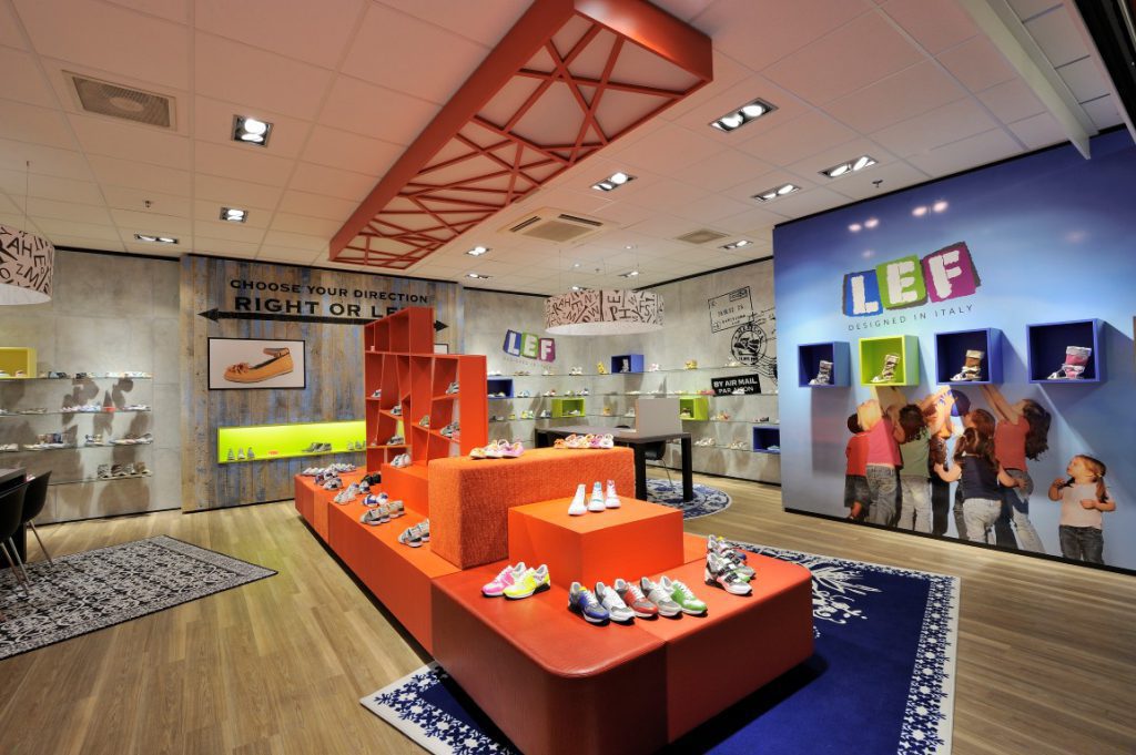Piedro, Interieurontwerp Schoenencentrum Nieuwegein