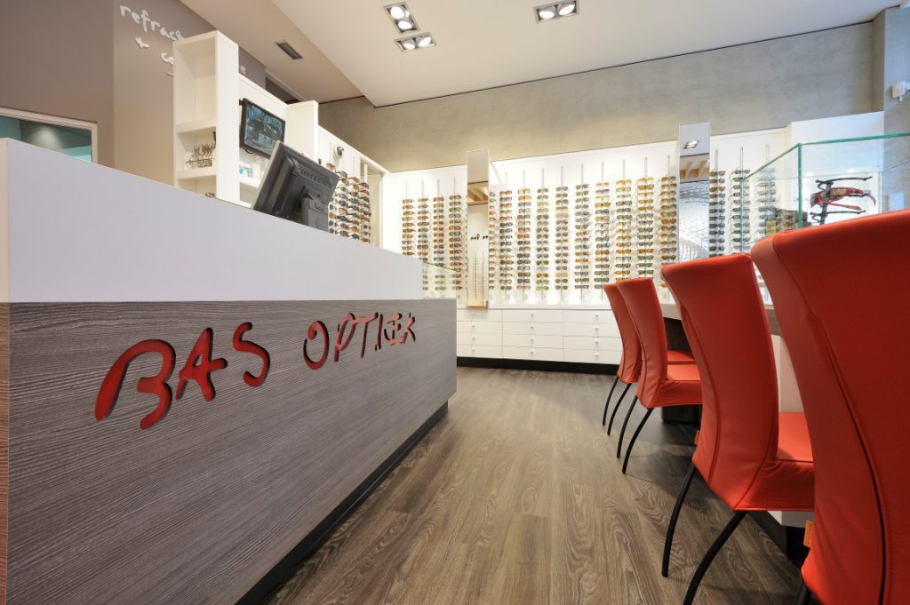 Bas Optiek, Winkelinrichting Amsterdam