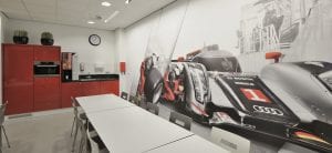 Ontwerp inrichting WSB Interieurbouw Audi Showroom - Amersfoort