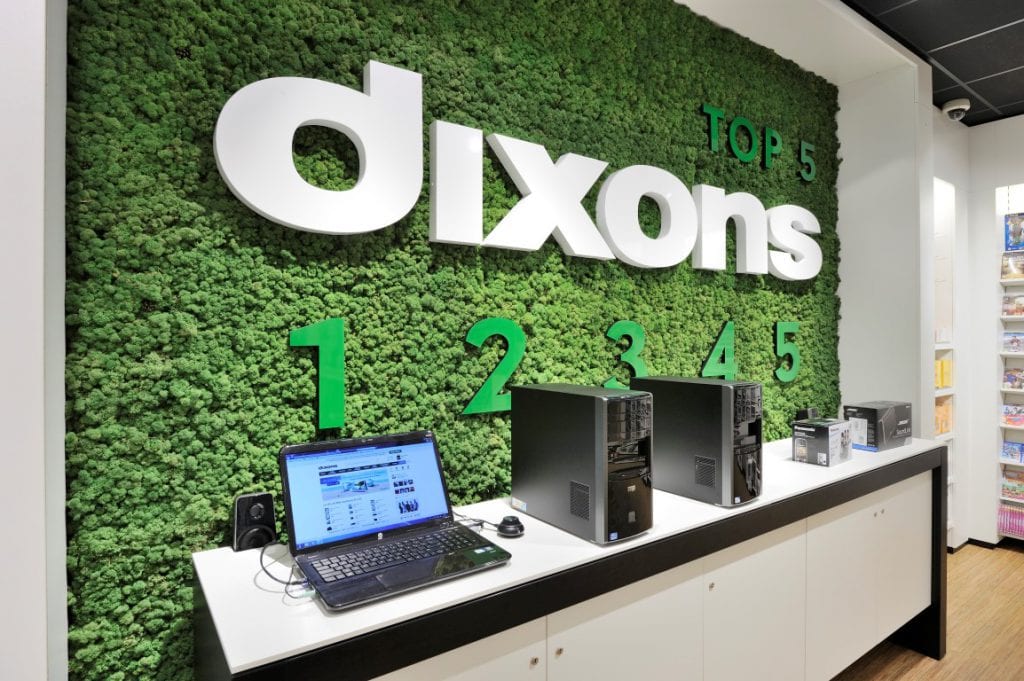 Retail design Dixons 3.0 Concept door WSB