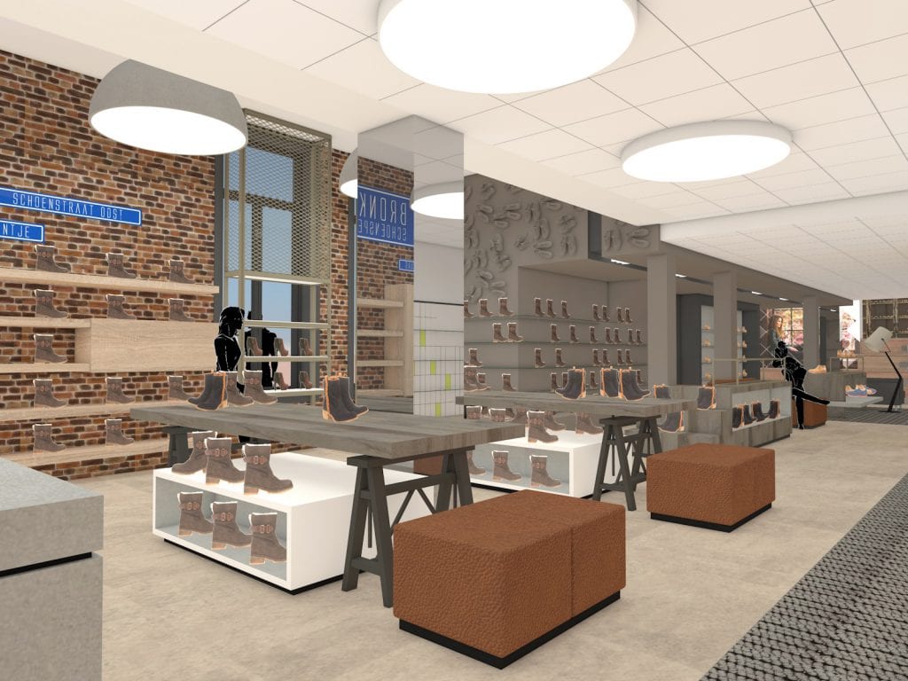 Persbericht Retail design Bronkhorst Schoenen door WSB Interieurbouw