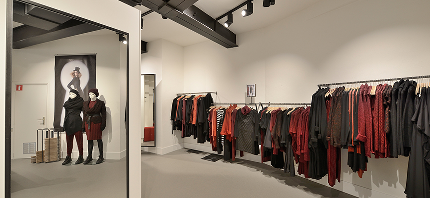 Cora Kemperman Brussel (BE): Design en afbouw winkel - 