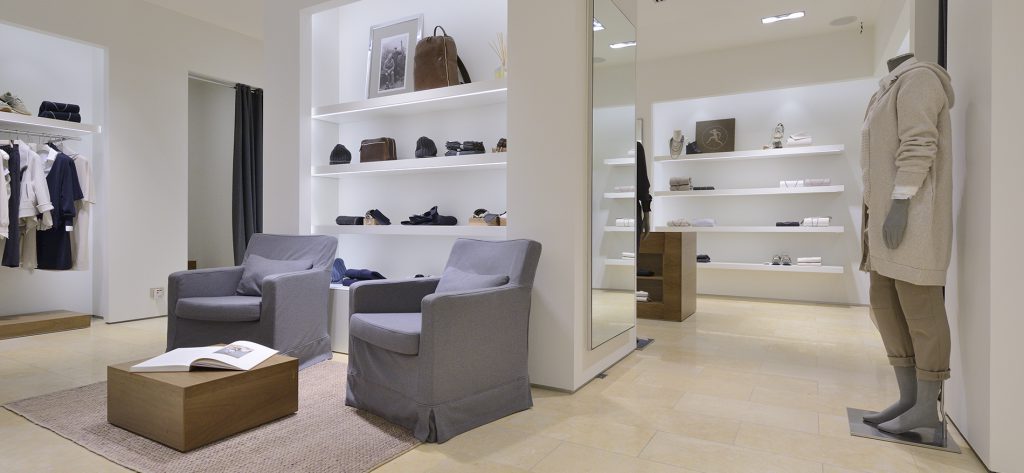 Brunello Cucinelli by Cleo – Antwerpen: Winkelinrichting modelabel