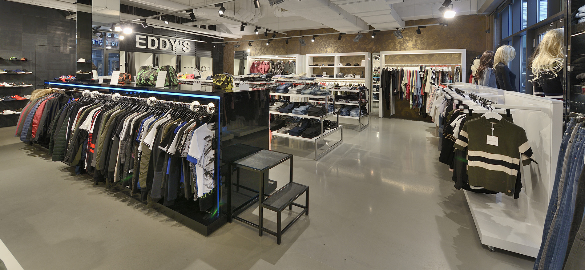 Eddy’s mode – Eindhoven: Ontwerp Winkelbouw kleding - Mode
