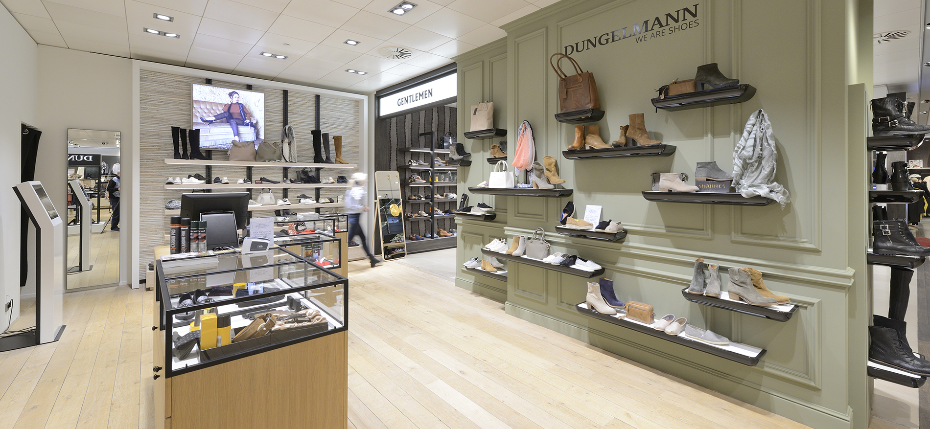 Shop-in-shop Dungelmann Schoenen bij Berden Mode in Uden - Schoenen