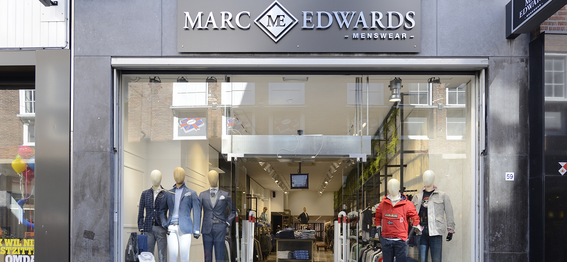 Grondige restyling MarcEdwards Menswear, Haarlem - Mode