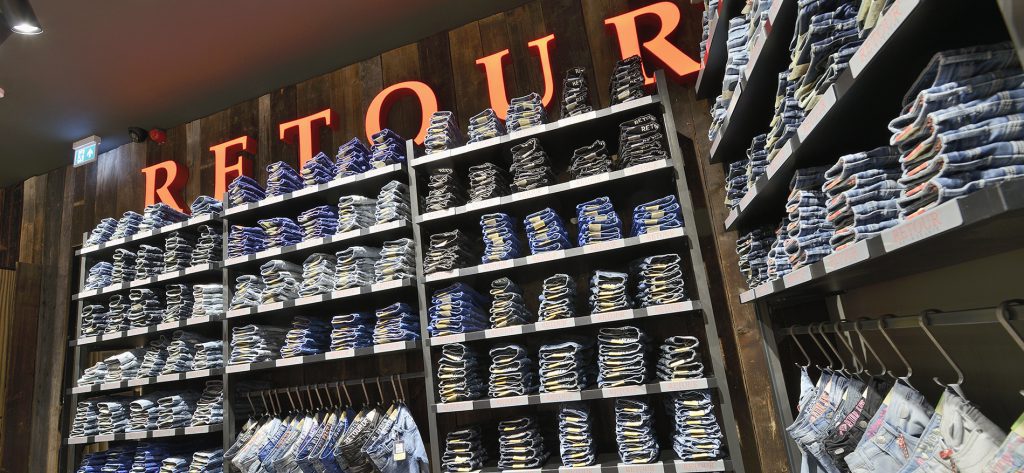 Concept Retour Jeans in Outletcentrum Roermond.