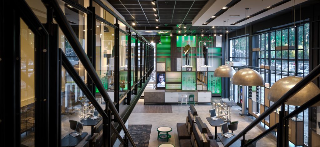 Winkelinrichting optiek in Amstelveen