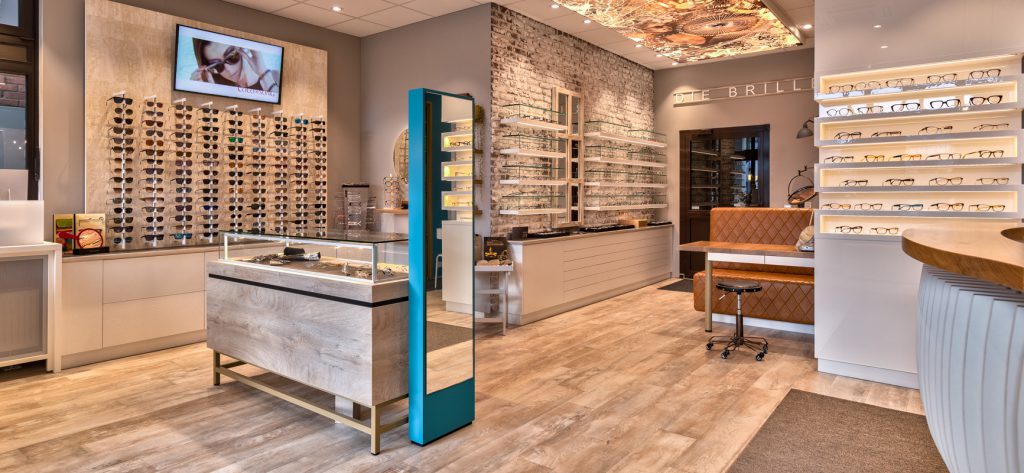 verbouwing opticien met ontwerp en inrichting door WSB retail
