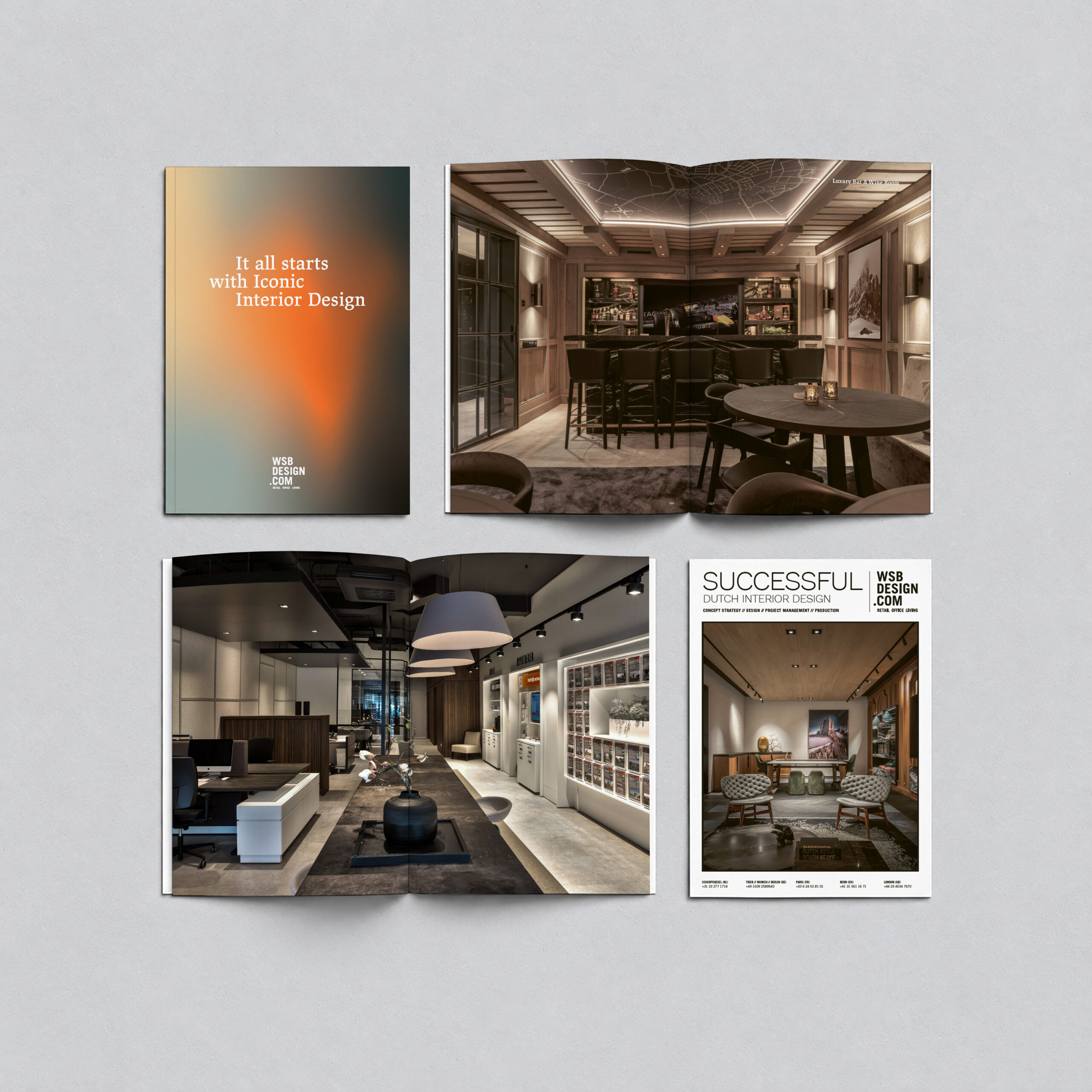 Lookbook retail, kantoren en showrooms van WSB
