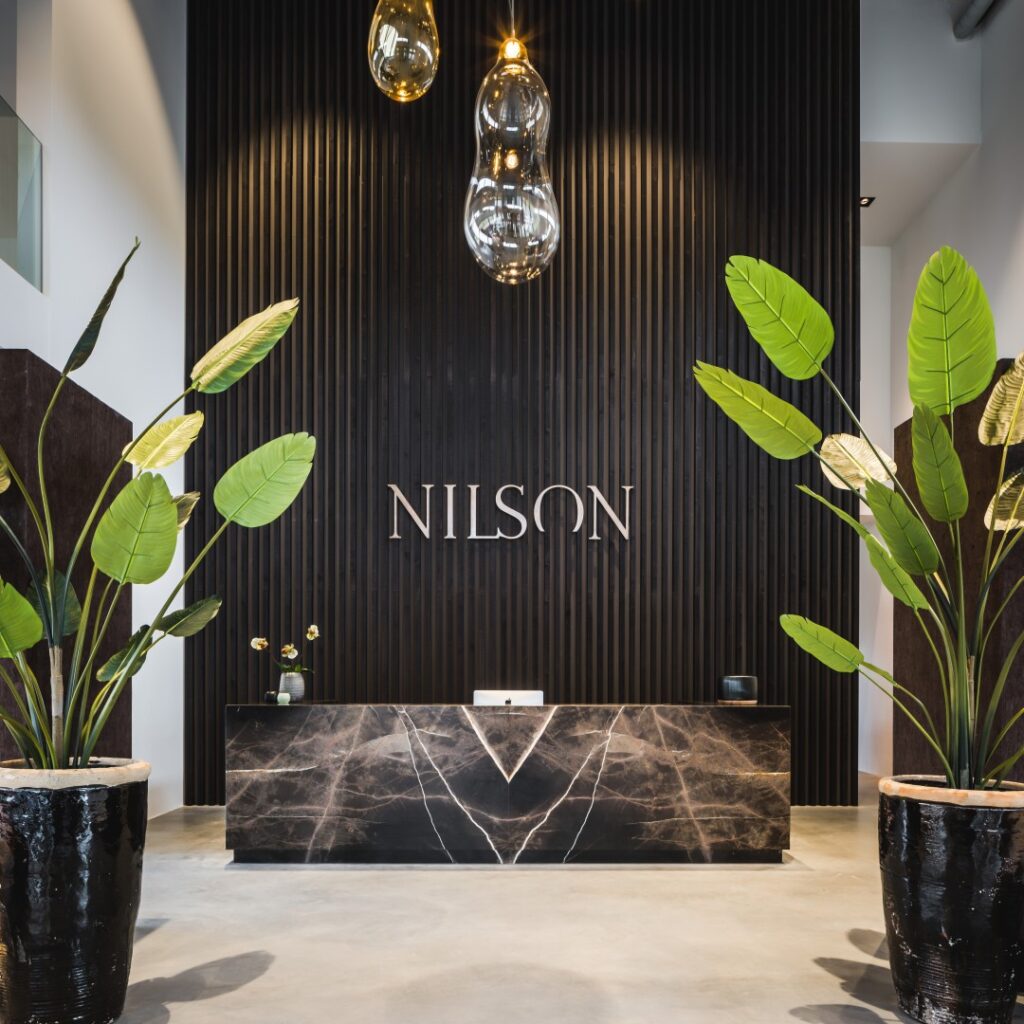 nilson beds entree showroom maatwerk balie