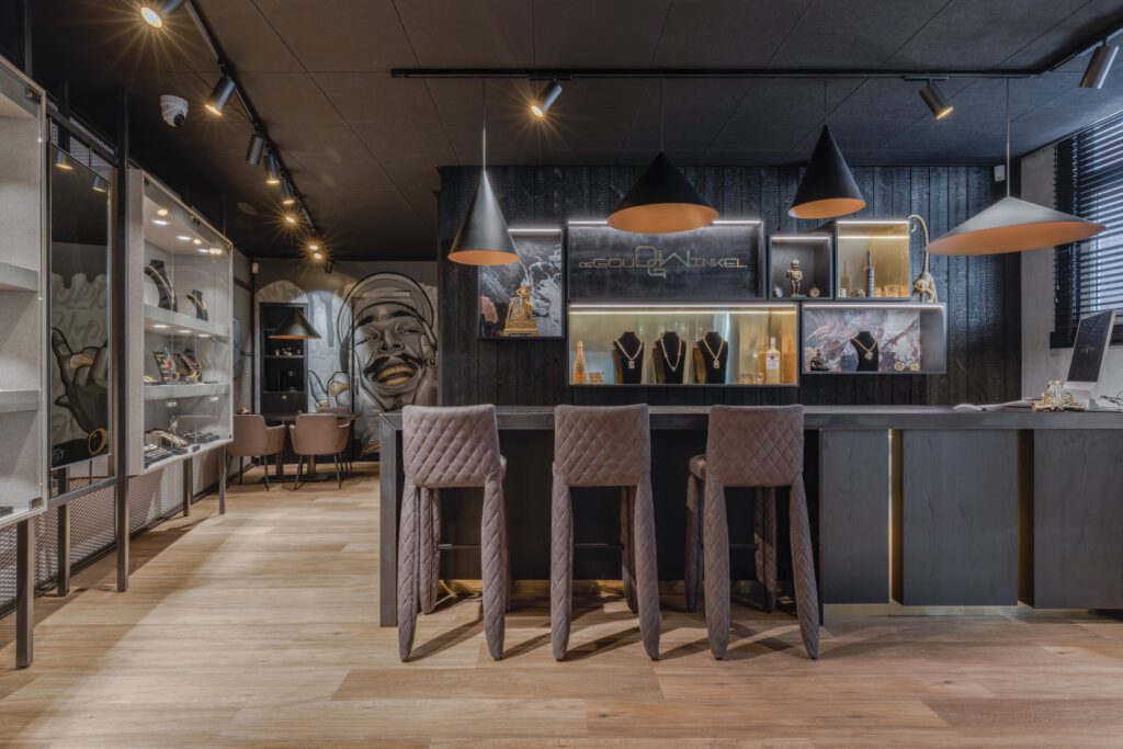 Interieur Ontwerp De Goudwinkel // Einrichting Juwelier