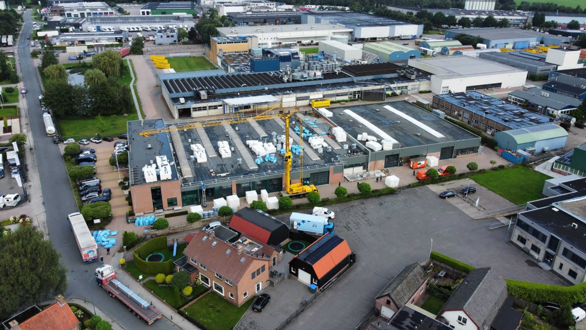 8000m² vergroening en verduurzaming WSB Interieurbouw