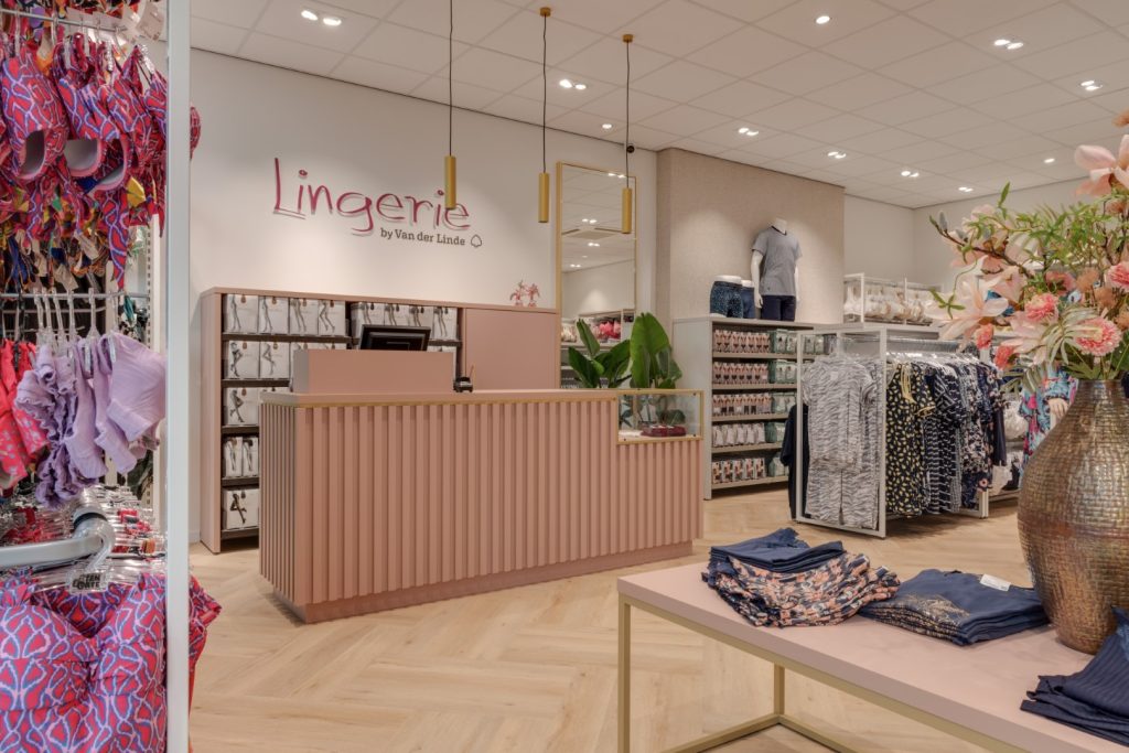 Winkelinrichting winkel voor lingerie WSB Interieurbouw