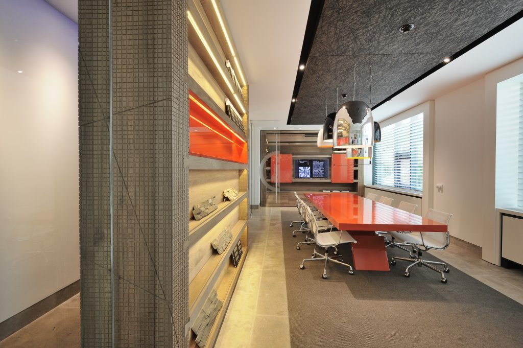 Design Interieur receptie en spreekruimtes WSB