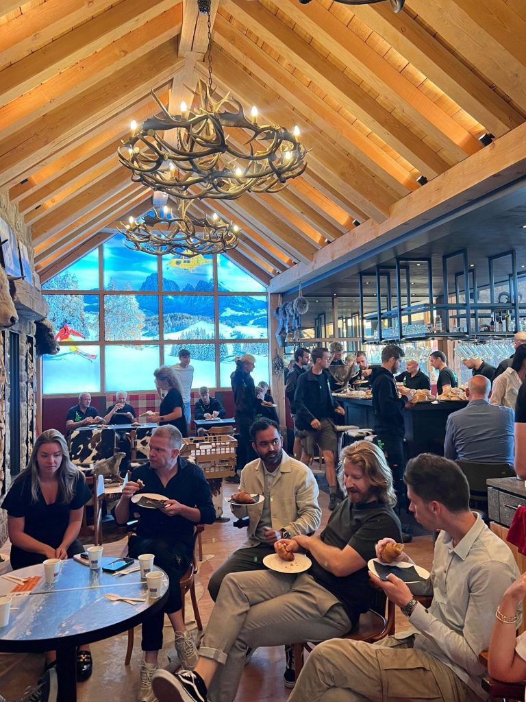 Breakfast with team WSB