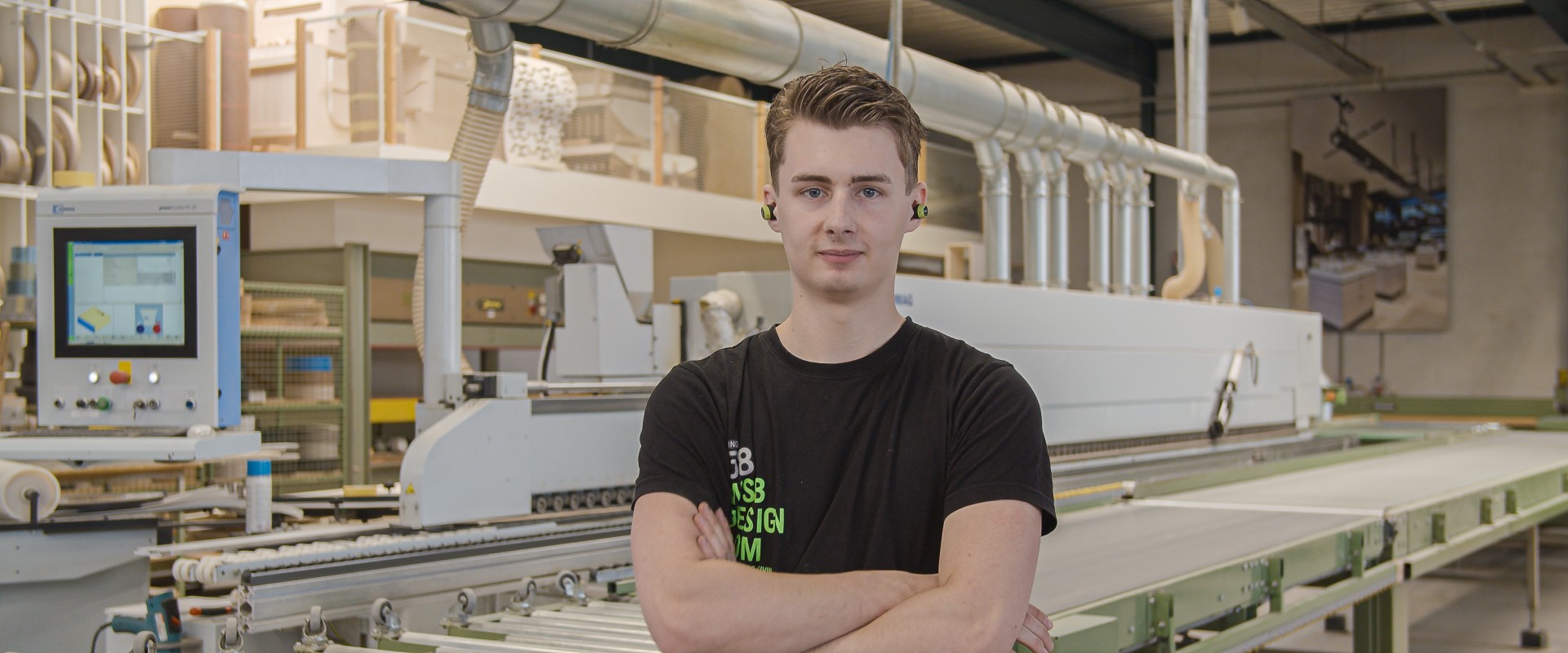 Fabian, machinaal houtbewerker bij WSB