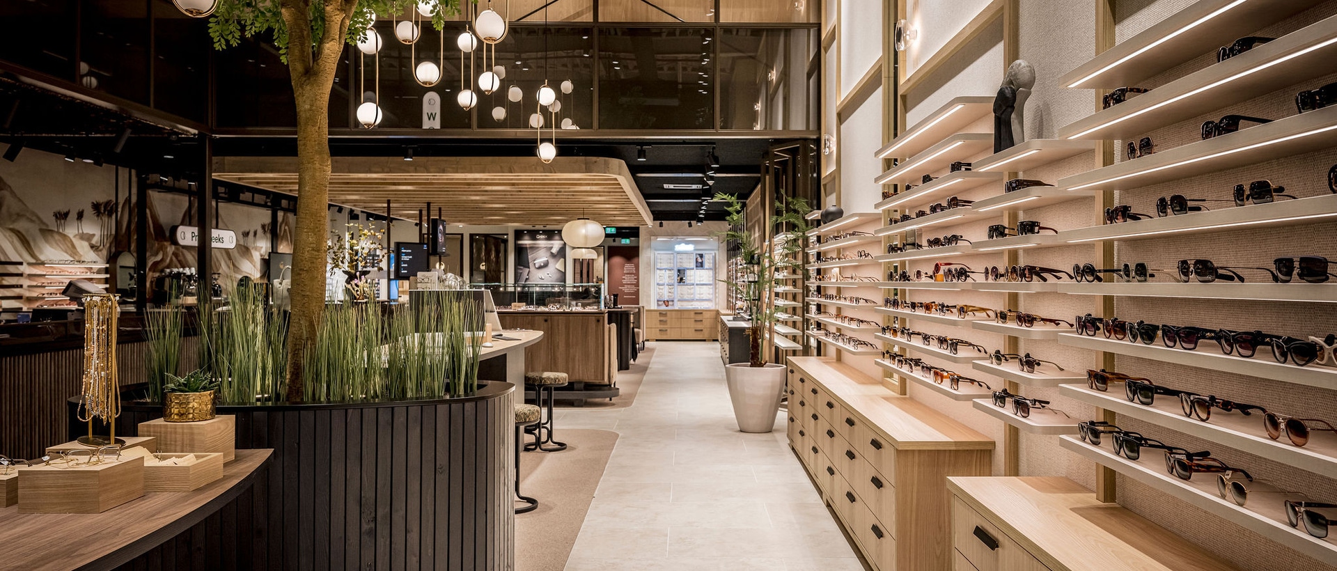 Interieur voor Optiek door WSB