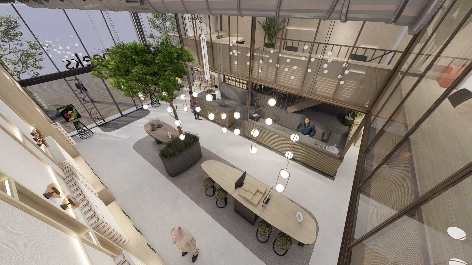Ontwerp optiekwinkel Beeks Oog en Oor