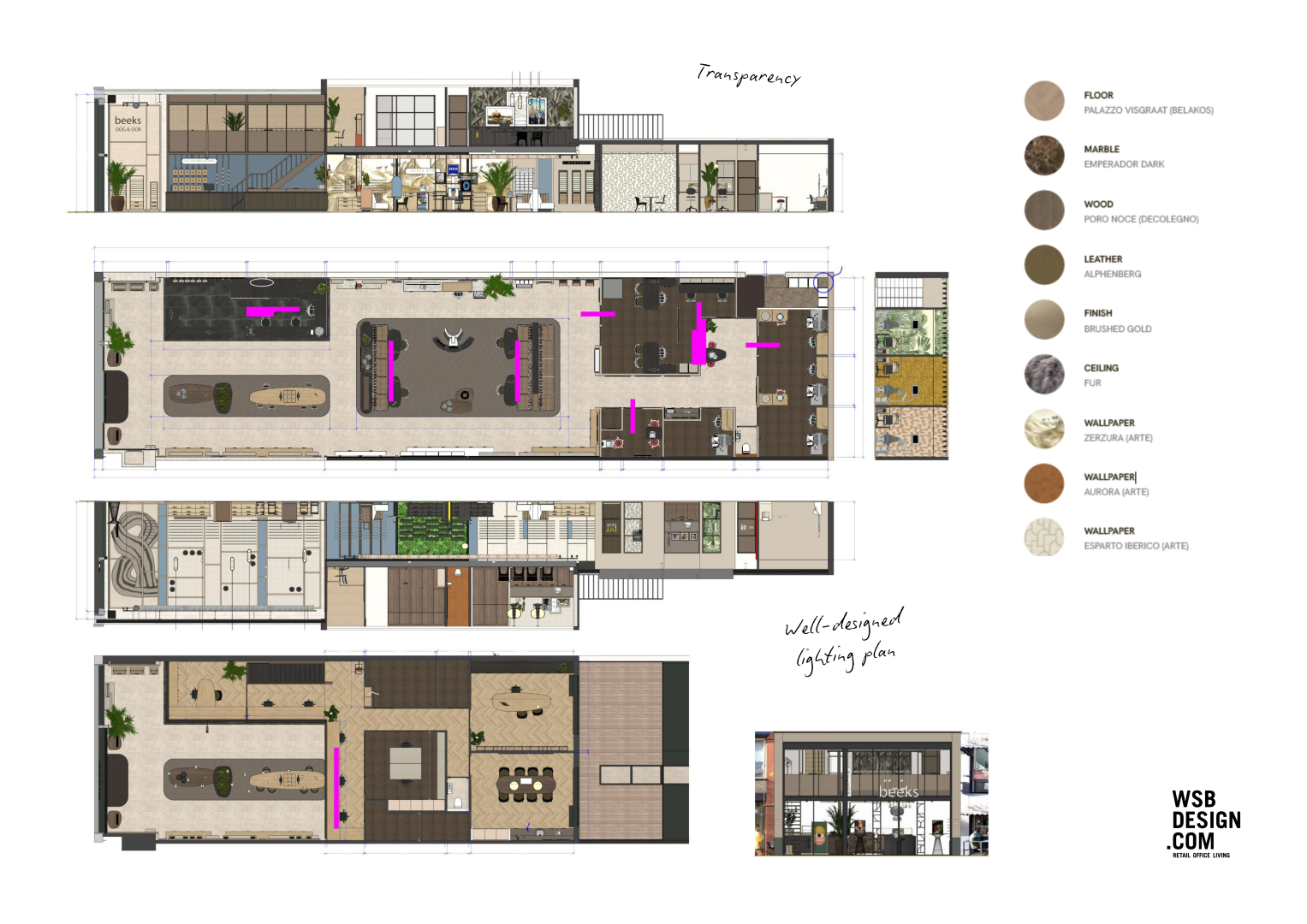 Plattegrond winkel Beeks Optiek